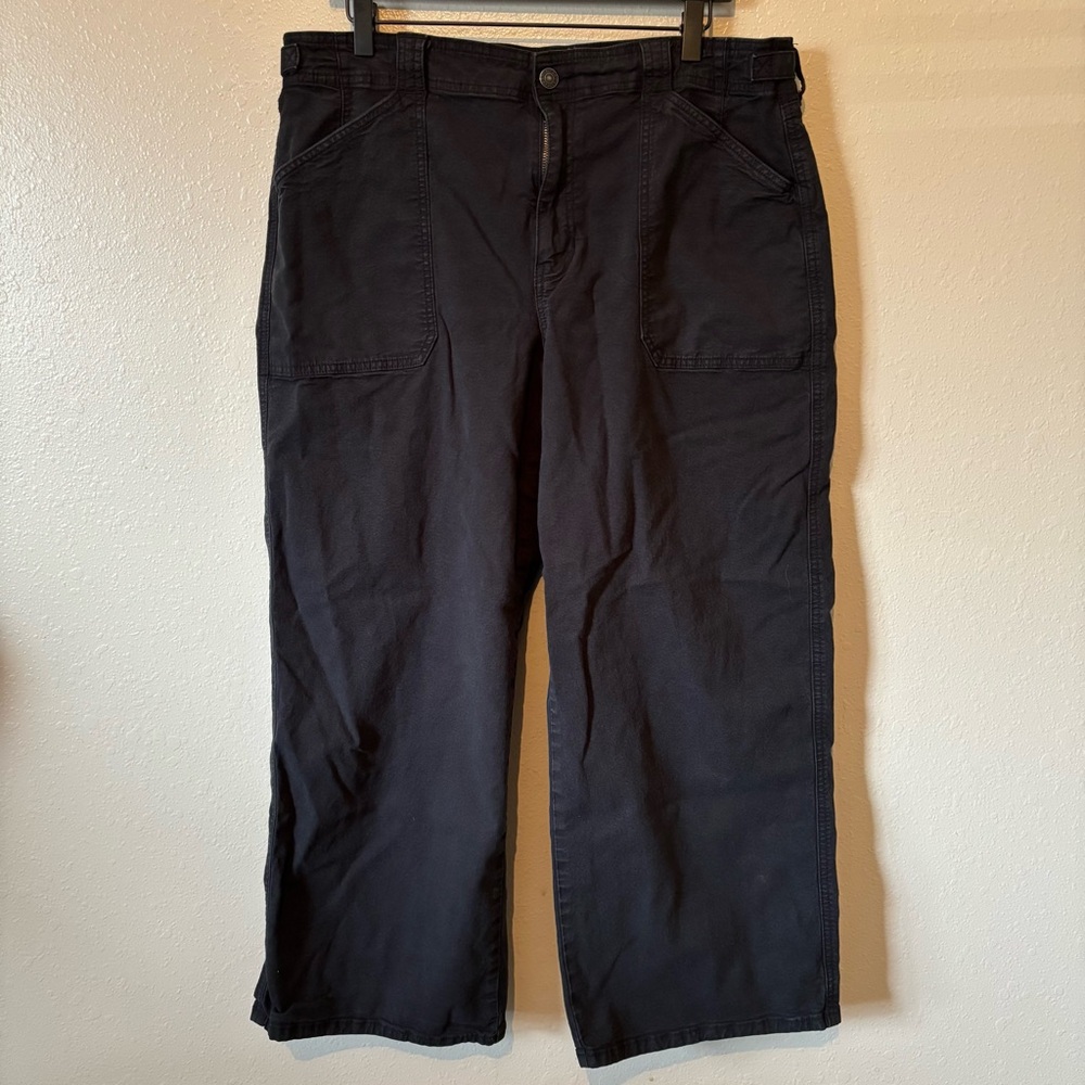 American Eagle Stovepipe Wide Leg Pants